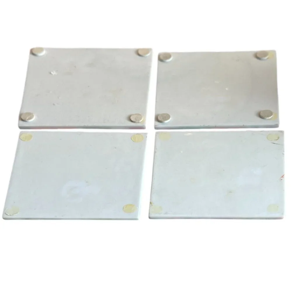 Set of 4 PIER 1 Chinoiserie COASTERS / Decorative Tiles Porcelain Bohemian - Picture 7 of 7